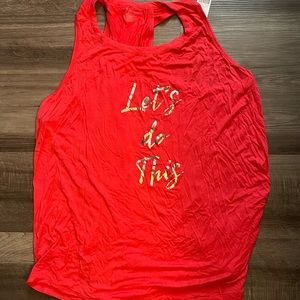 NWT 18/29 Coral Let’s do This active tank.
